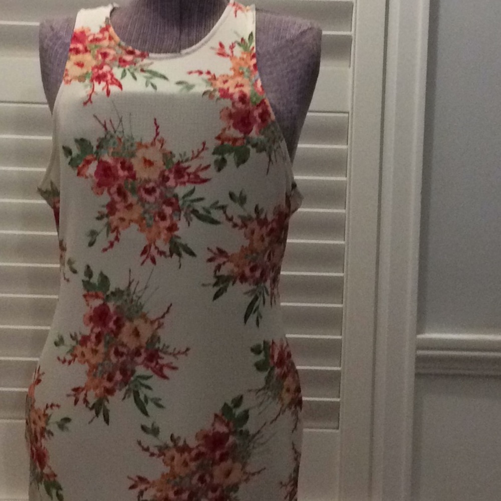 31  LoveJ BodyCon Floral Dress 2X NWT Stunner - Picture 2 of 8